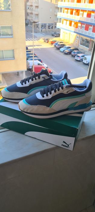 Ténis usados uma vez, Puma City Rider 43.