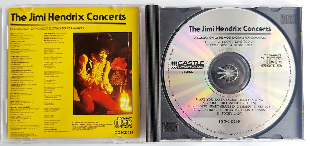 Jimi Hendrix The Jimi Hendrix Concertos 1989r