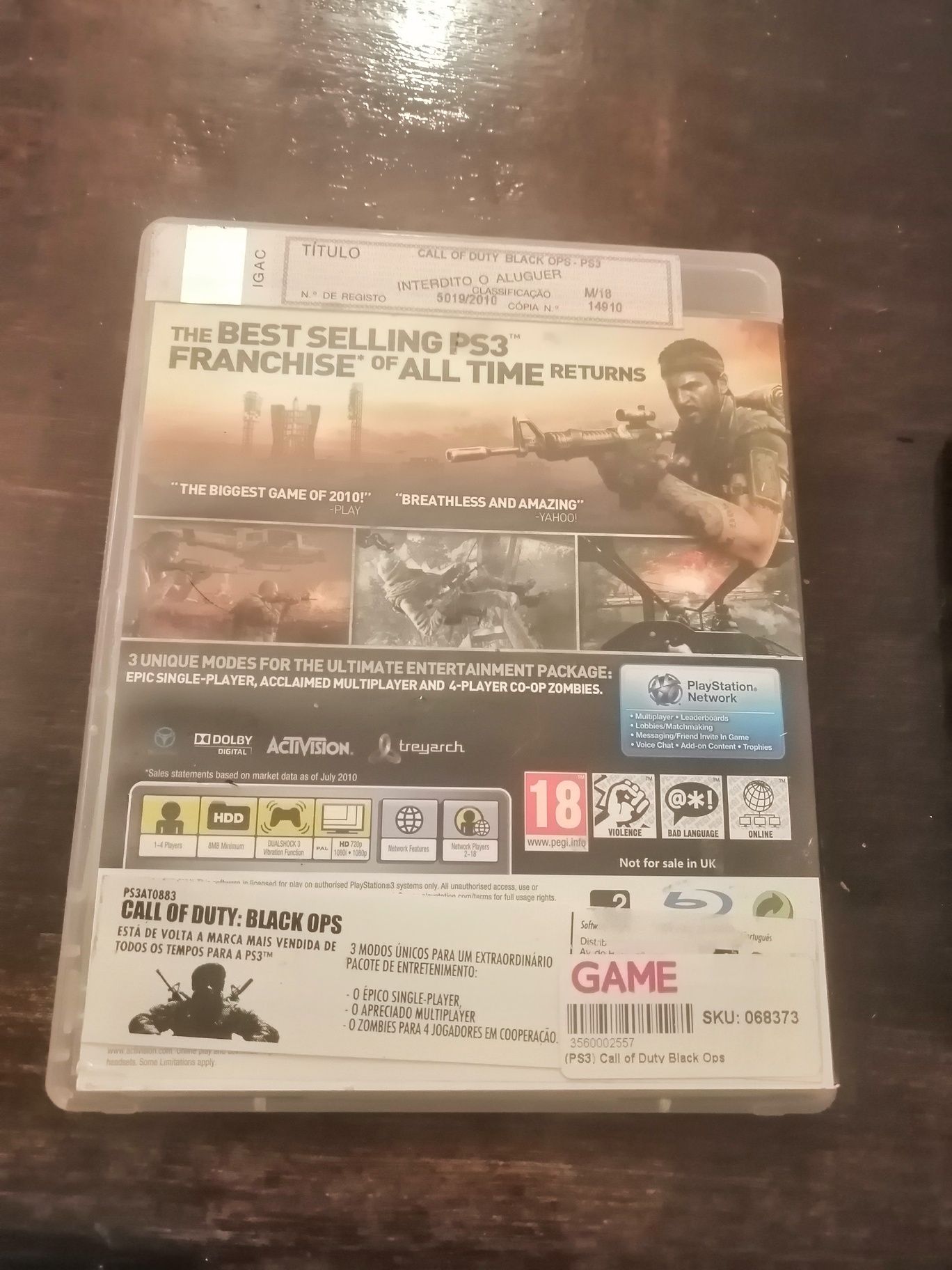 Call of duty Black ops ps3