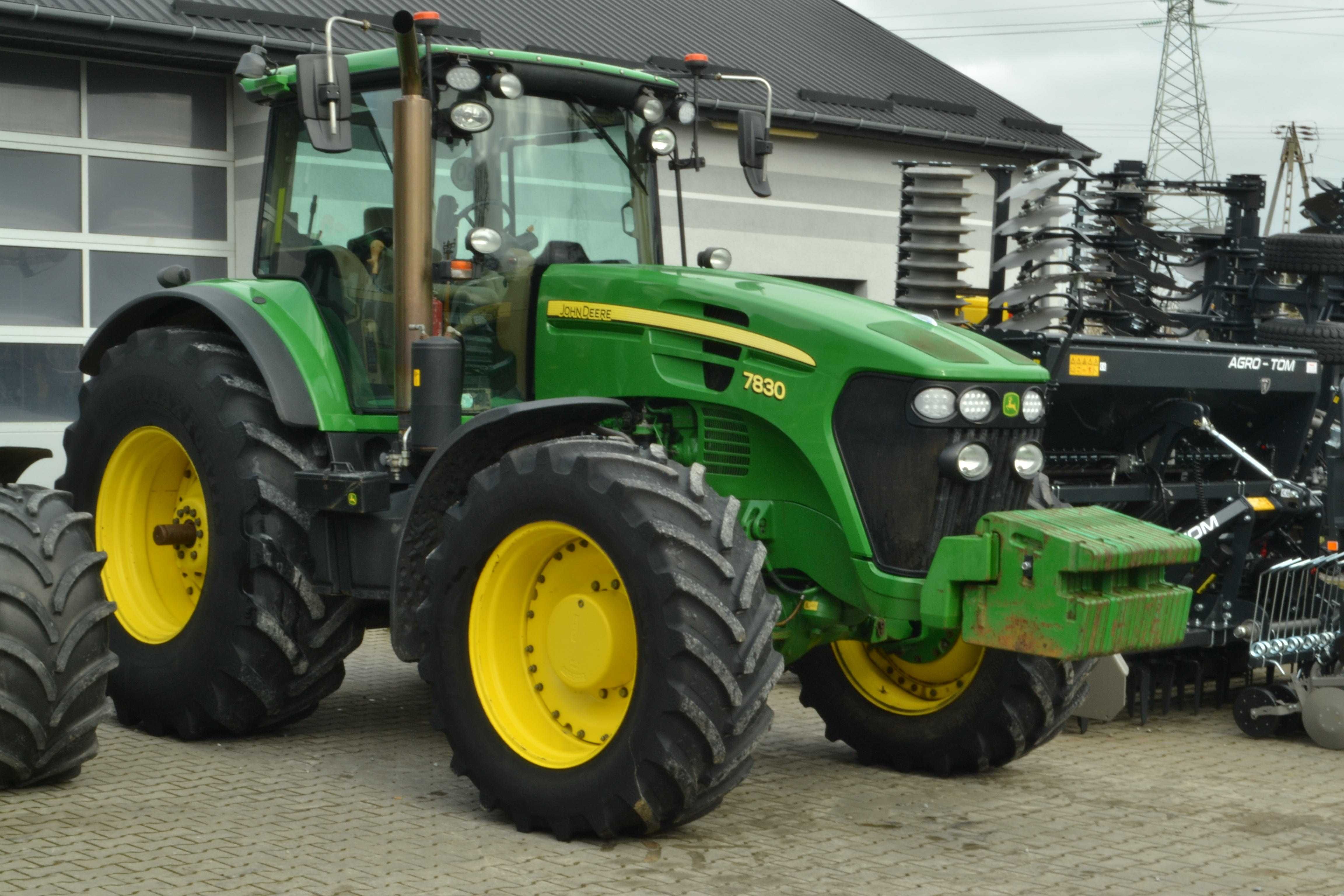 John Deere 7830 PQ Pneumat 6807mtg 50km/h Elegancki Także 7820 i 7230