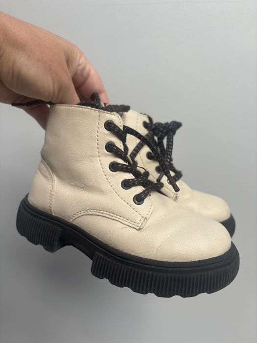 Zara botki traperki na jesień za kostkę 25