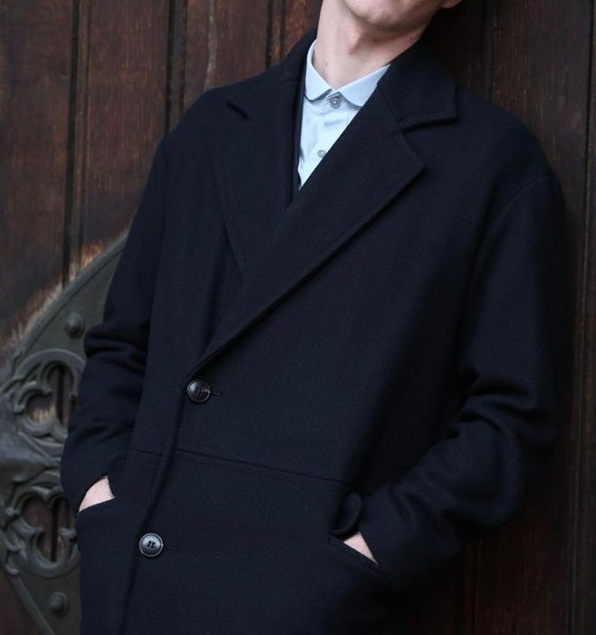 Чоловіче  тепле пальто з вовни TOPMAN розмір XS в ідеальному стані