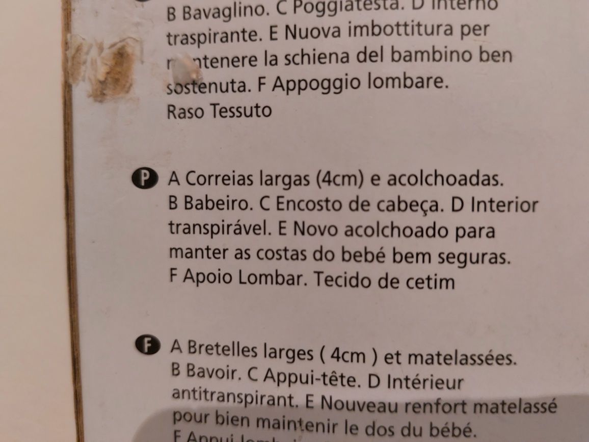 Marsupio usado 1 vez exelente conforto costas adulto e bebé