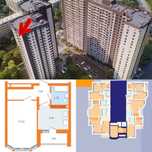 Продам видовую 1-к.квартиру 39м2 , ЖК Обериг 2, ул. Бориспольская