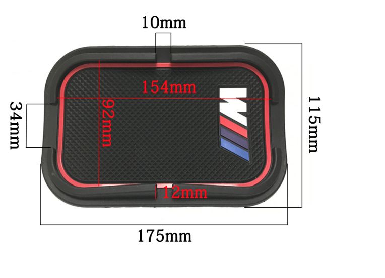 Коврик силиконовый под телефон подстилка bmw x5 x6 e39 e60 e90 e46 бмв