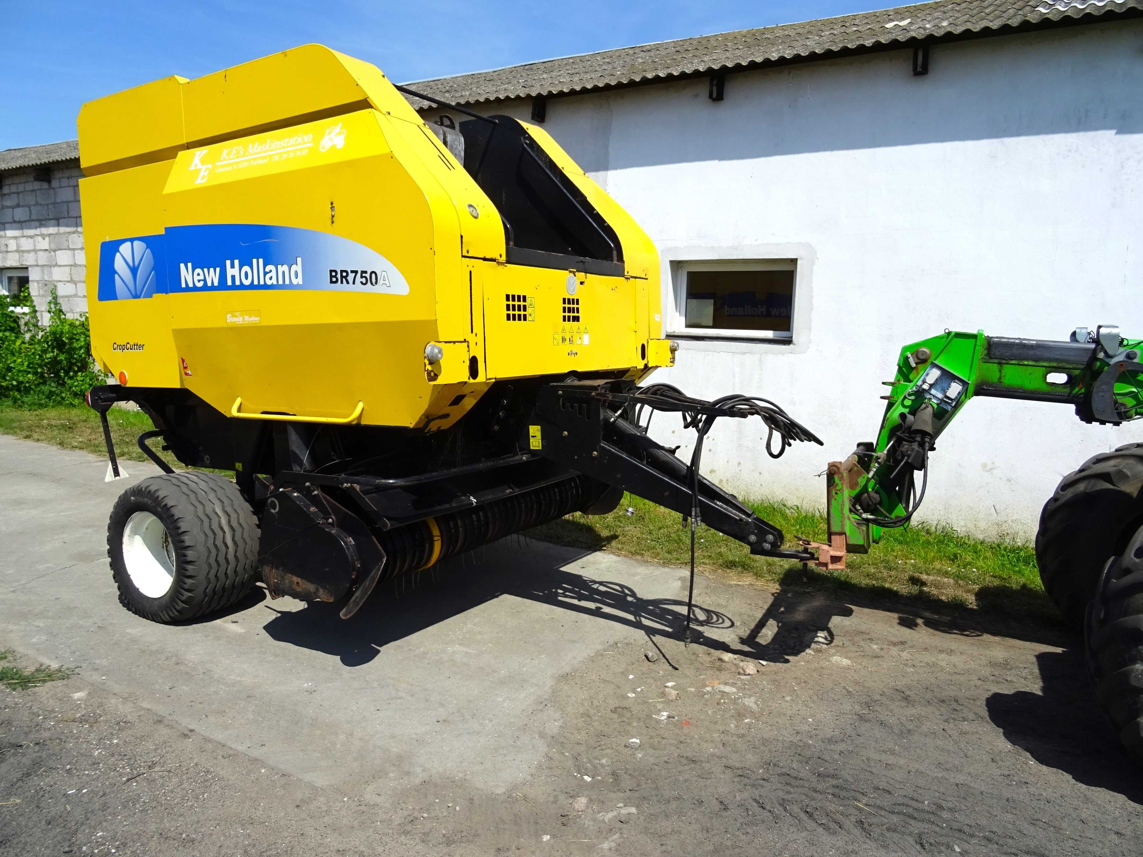 New Holland br750A szeroki rotor prasa do słomy Lely claas john deere