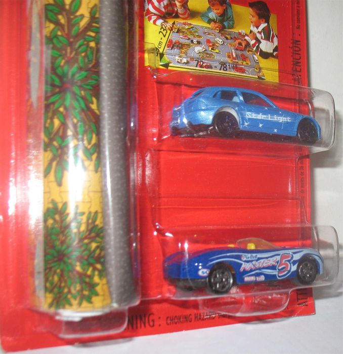 Majorette - BMW Z3 Coupe + Porsche Boxster + Tapete de Jogo -Serie 927
