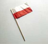 Polska Flaga chorągiewka 1 Maja z czasów PRL