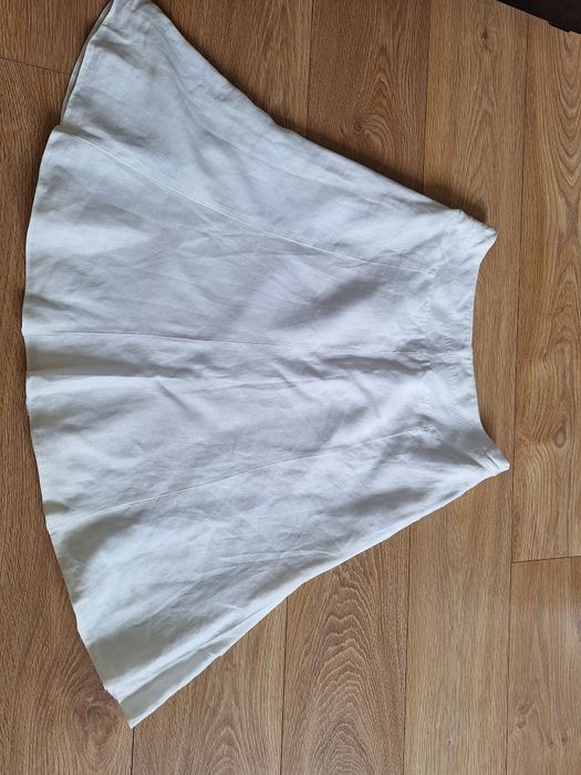 Lniana spódnica biala sasha