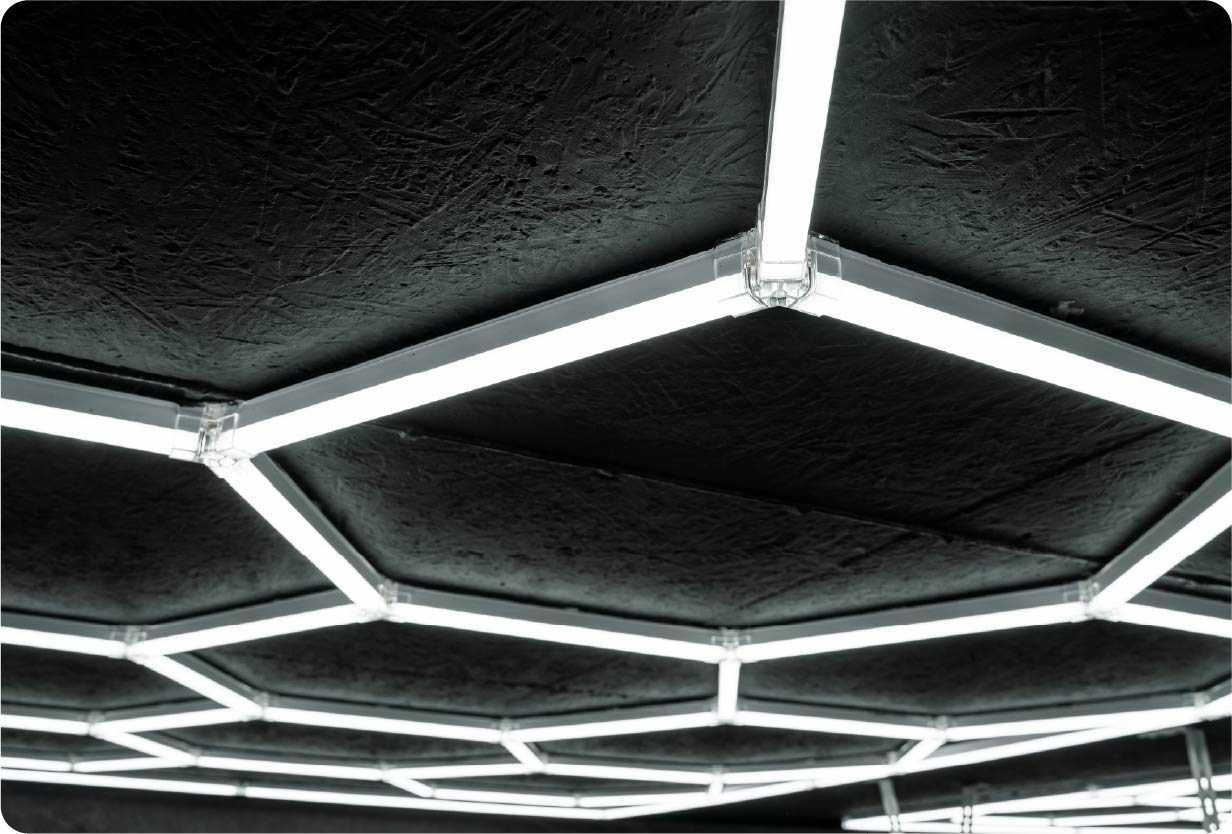 Lampa led HEXAGON plaster miodu oświetlenie różne WZORY SELLBEST.PL