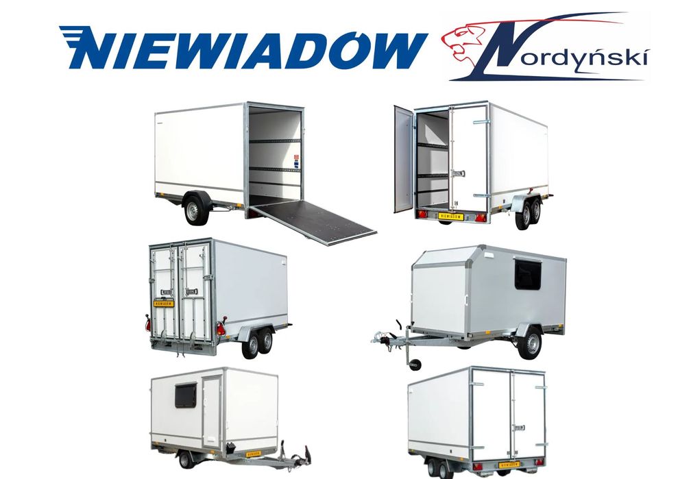 Niewiadów Furgon Sklejkowy  Dmc , Drzwi, Rampa, 1/2 Osie,