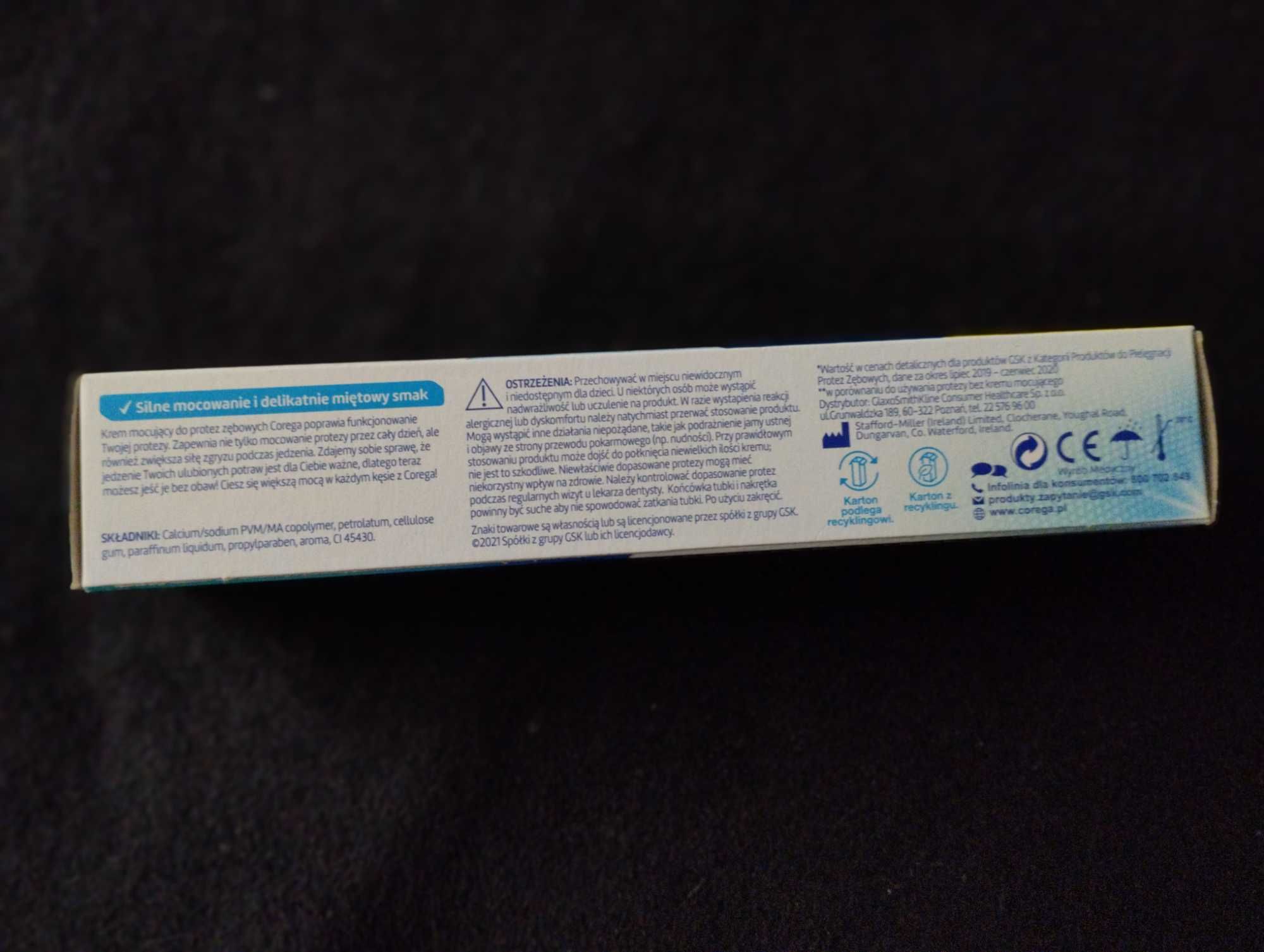 COREGA 70g Kremy mocujące do protez zębowych - Super Mocny