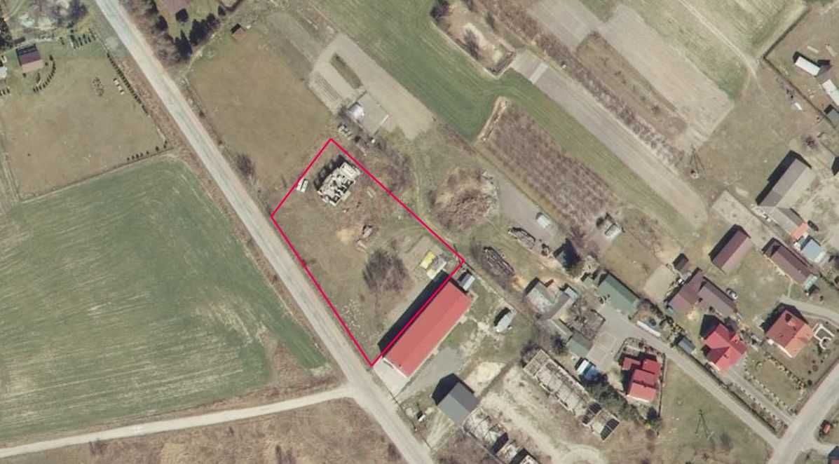 Piaseczno/Kaniwola działka przemysłowo-budowlana 2982m²