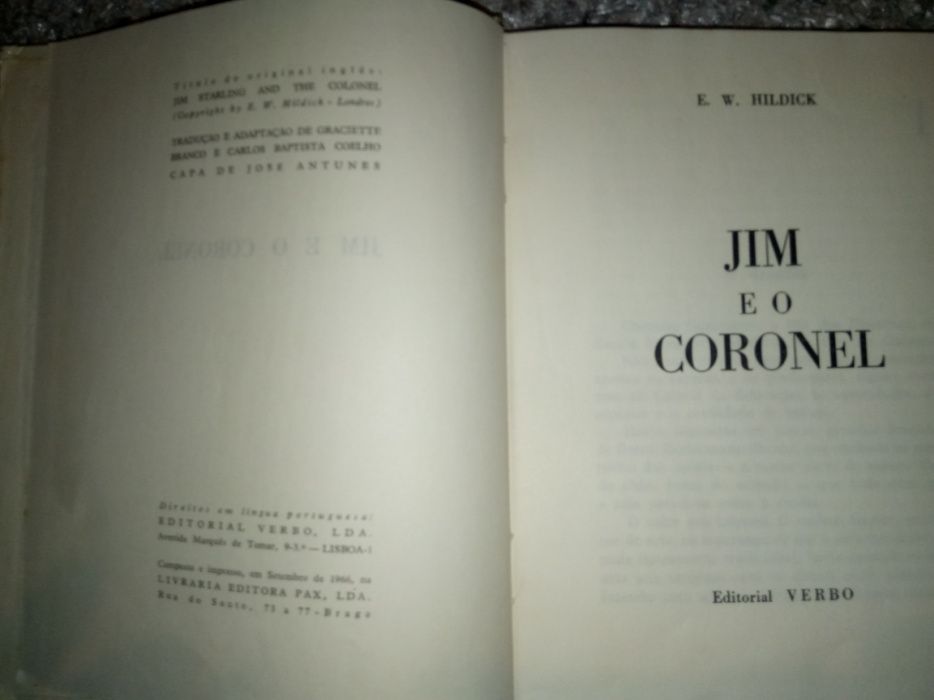 Livro e.w.hildick-jim e o coronel