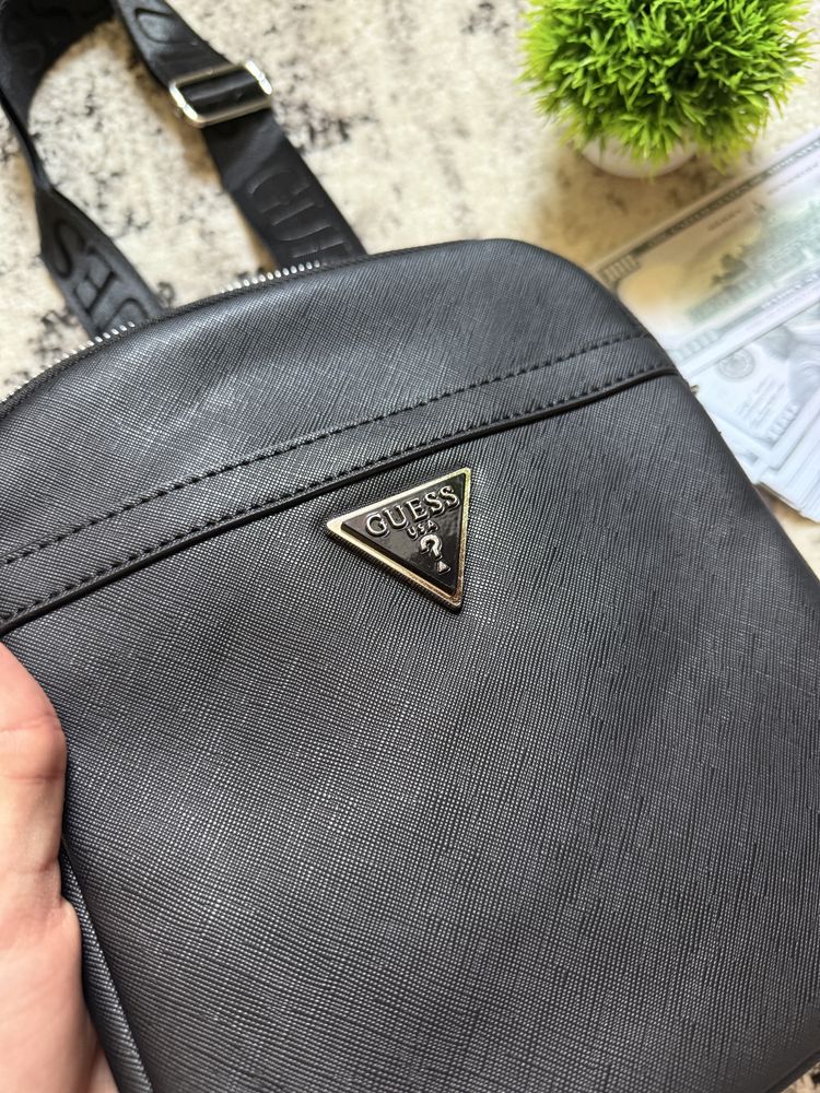 ПОДАРУНОК‼️ Сумка месенджер Guess, сумка через плече Гуес