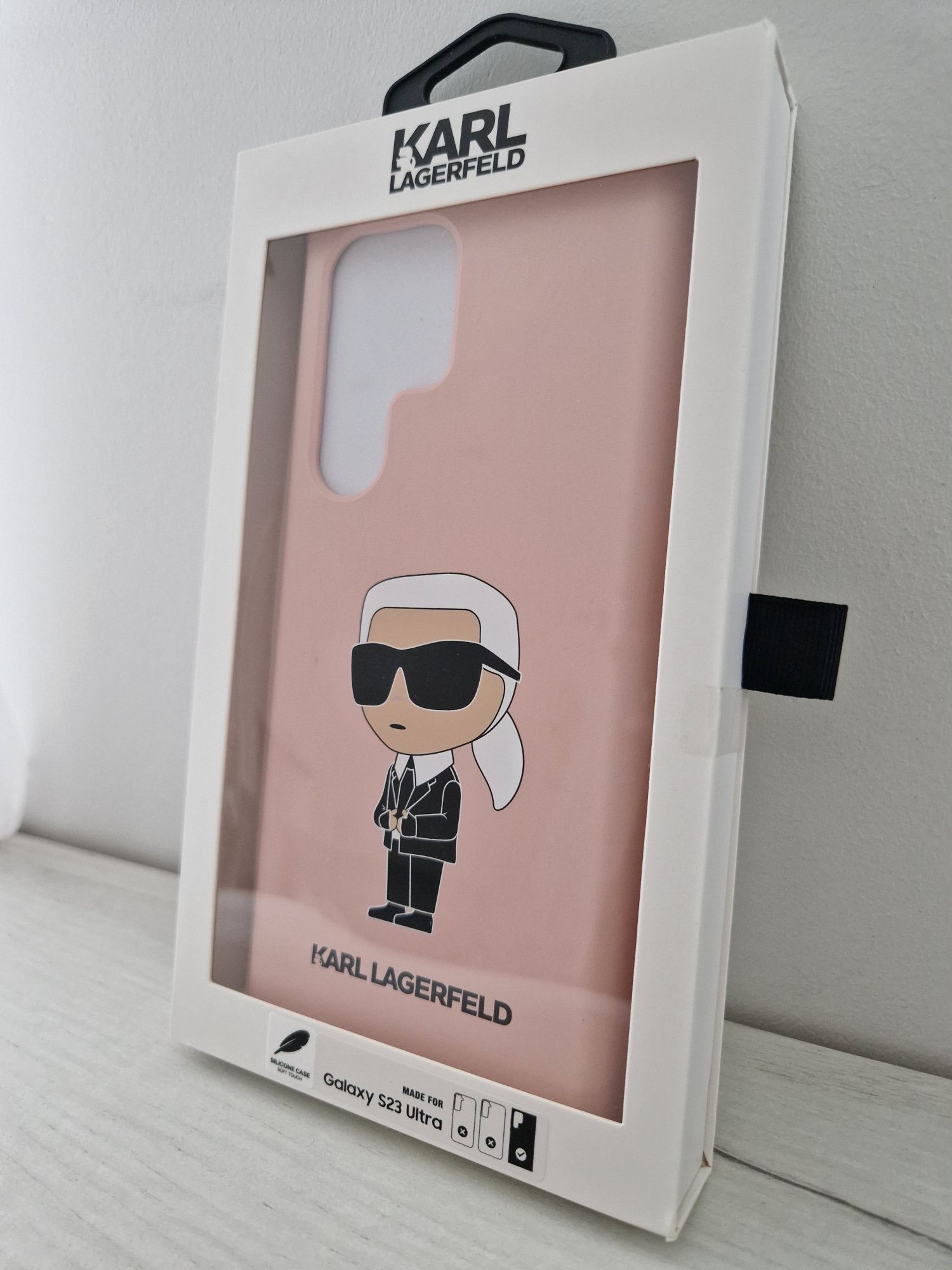 Oryginalne Etui KARL LAGERFELD Silicone Ikonik do Samsung S23 Ultra