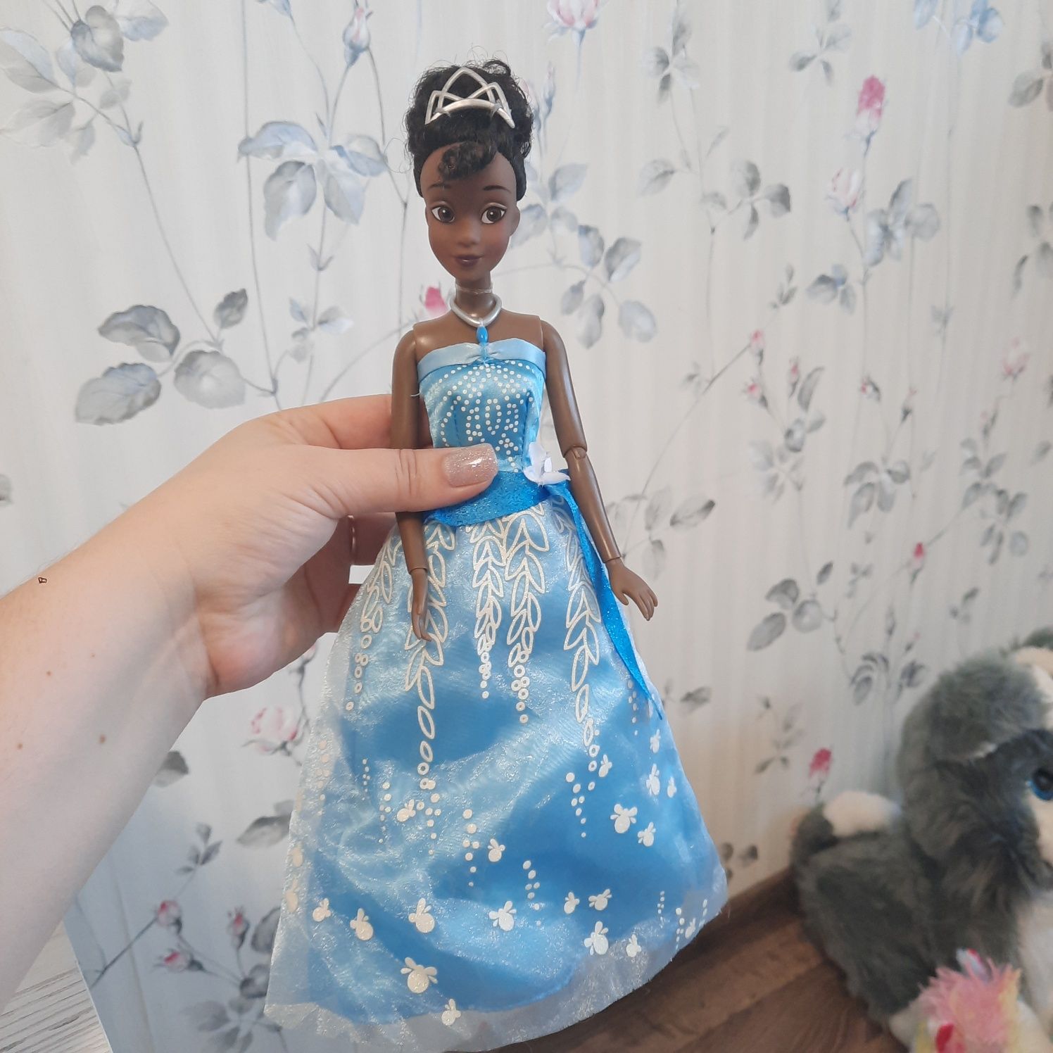 Лялька музикальна Disney Тіана Преміум Шарнірна Tiana Doll світиться