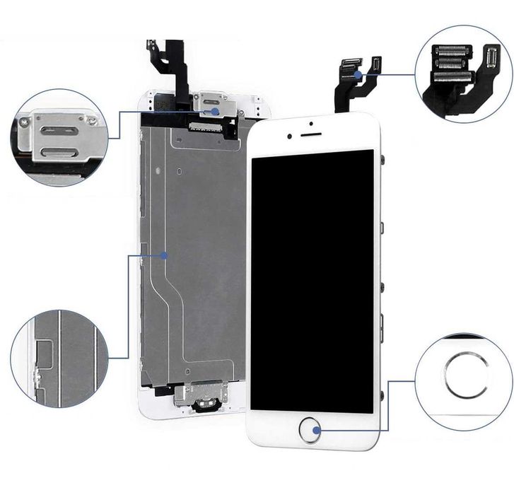 WYŚWIETLACZ LCD ekran do Apple iPhone 6 biały