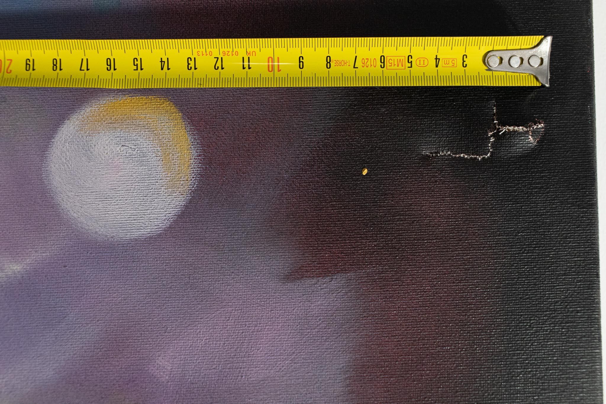 Ogromny obraz - olej + akryl na płótnie. 160x110 cm