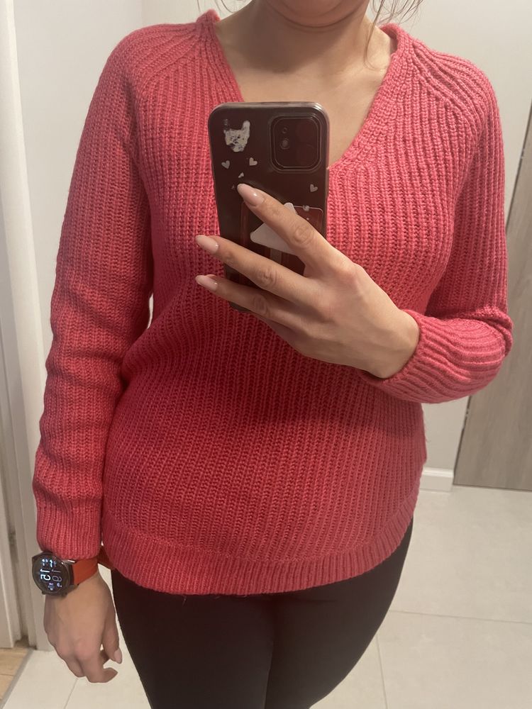 Różowy sweterek rozmiar s H&M