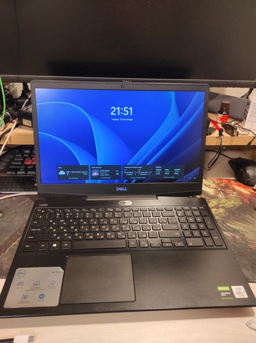 Ноутбук dell g5 i7  GTX 1660 TI 6Gb/32gb ram/1000 gb ssd