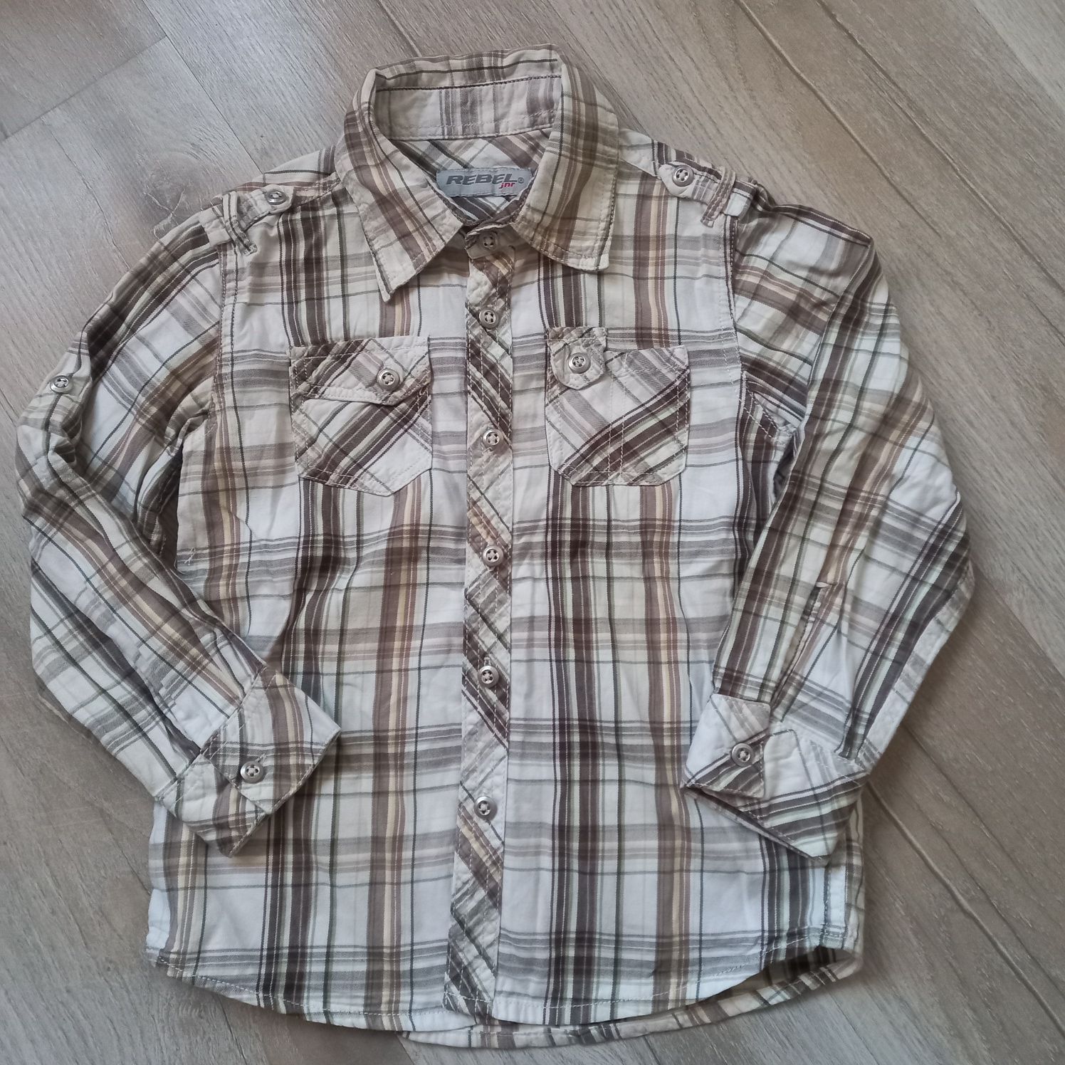 Koszula Rebel jnr roz 5-6 lat 100 % Cotton
