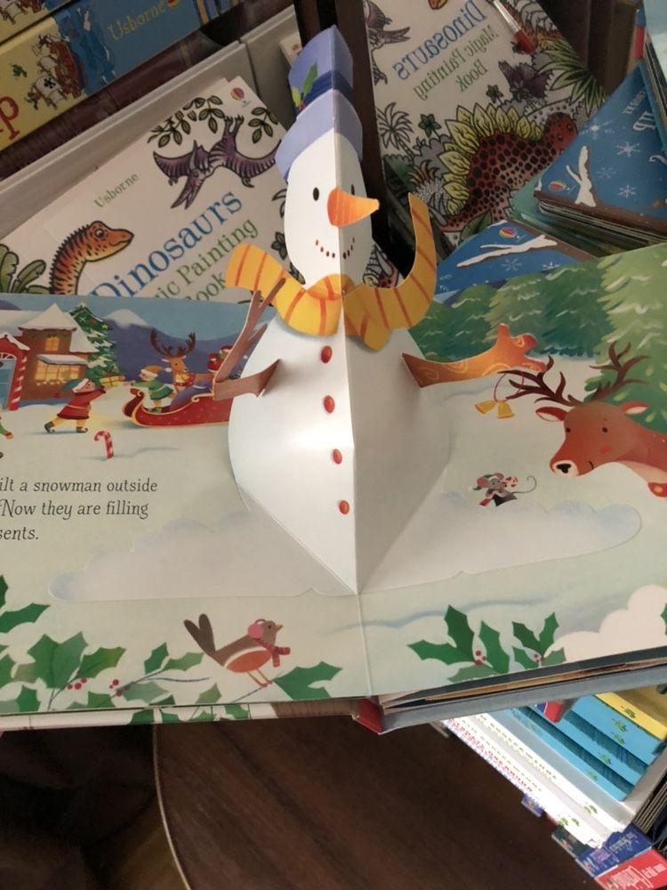 Книга Pop-Up: Christmas. Usborne. 3-D книжка игрушка