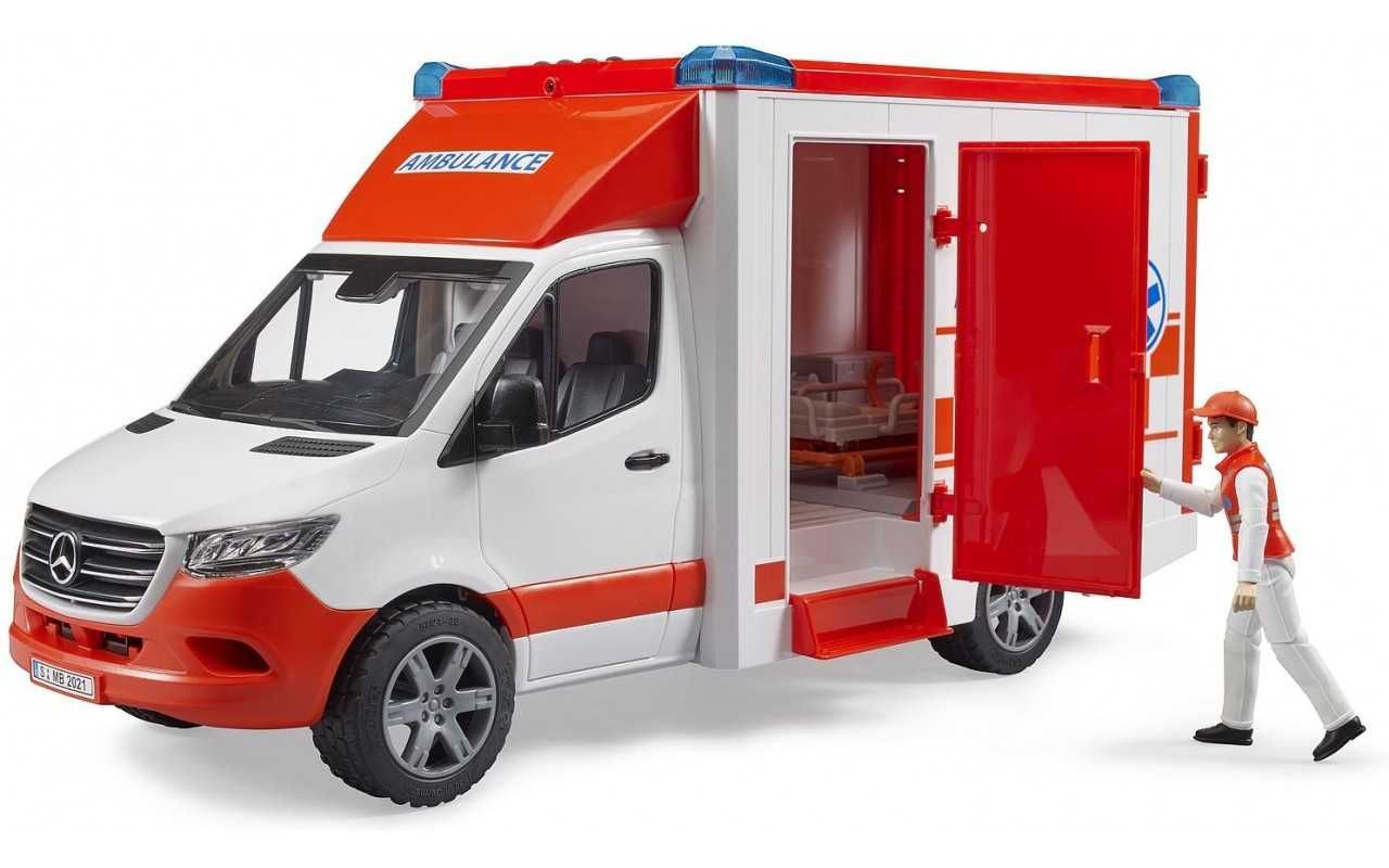 Швидка допомога MB  Sprinter з фігуркою  Bruder (Брудер) 02676