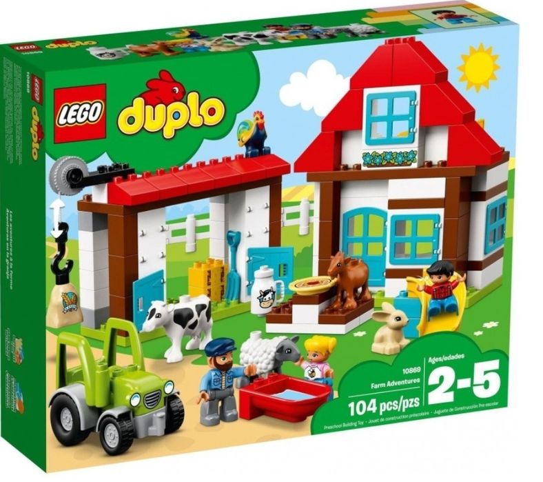 Lego duplo mega zestaw. 9 zestawów lego