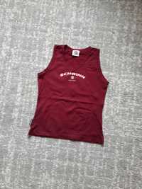 Burgundowy top sportowy S