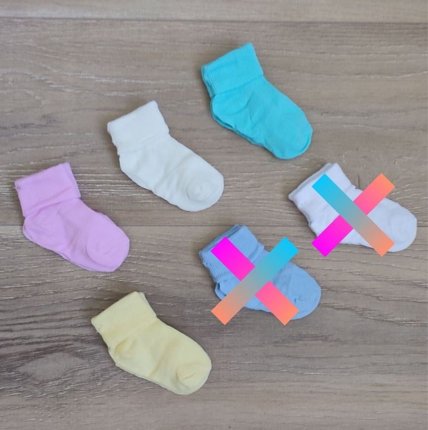 Шкарпетки/носочки для малят 0-6/6-12 місяців