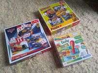 Puzzle cars Scooby doo zabawki edukacyjne mówiące pióro liczby