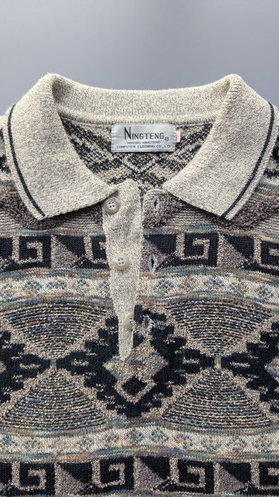 Ningteng Computer Clothing Co Sweter vintage oversize XXL