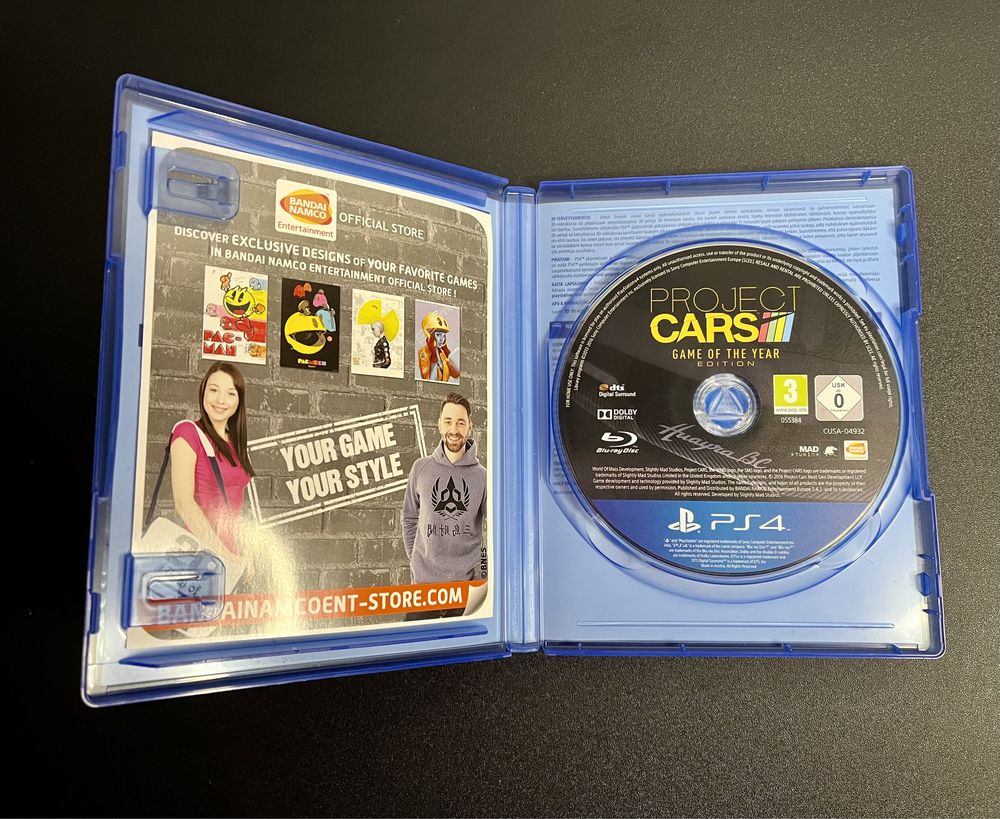 Продам диск для PS4 Project Cars Game Of The Year Edition