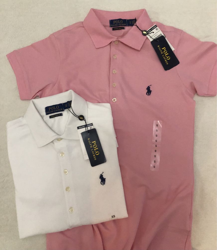 Koszulka damska z kolnierzem- Polo Ralph Lauren S-Xl