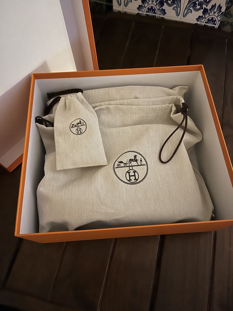 Botas Hermes laranja