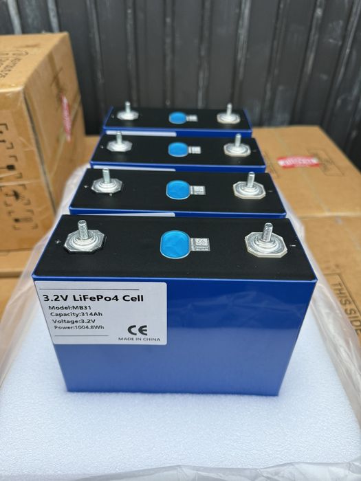 Нові акумулятори LiFePo4 EVE 314Ah 280Ah 230Ah 105Ah  комірки 25рік