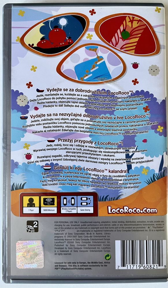 Gra PSP Portable LocoRoco