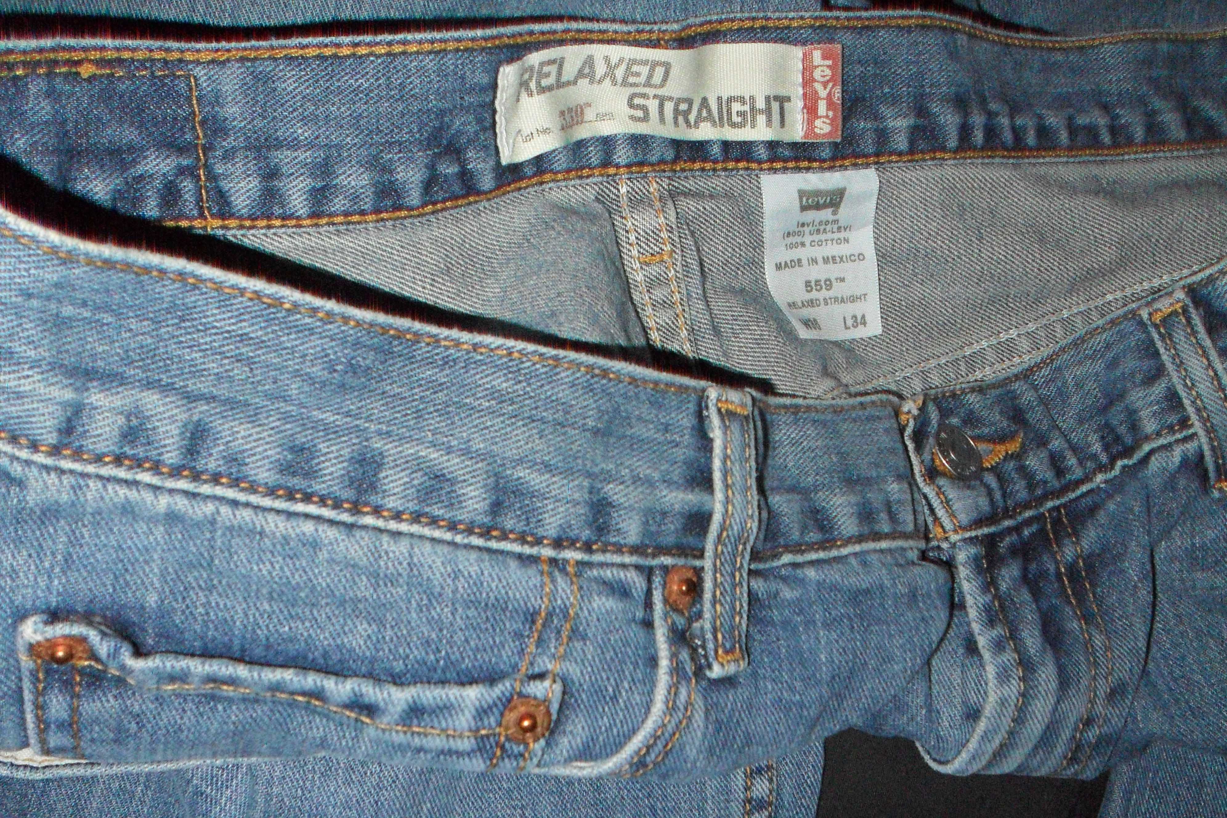 джинсы винт. лето Levis 559 Us 36/34