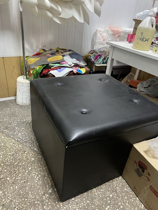 Пуф великий чорний