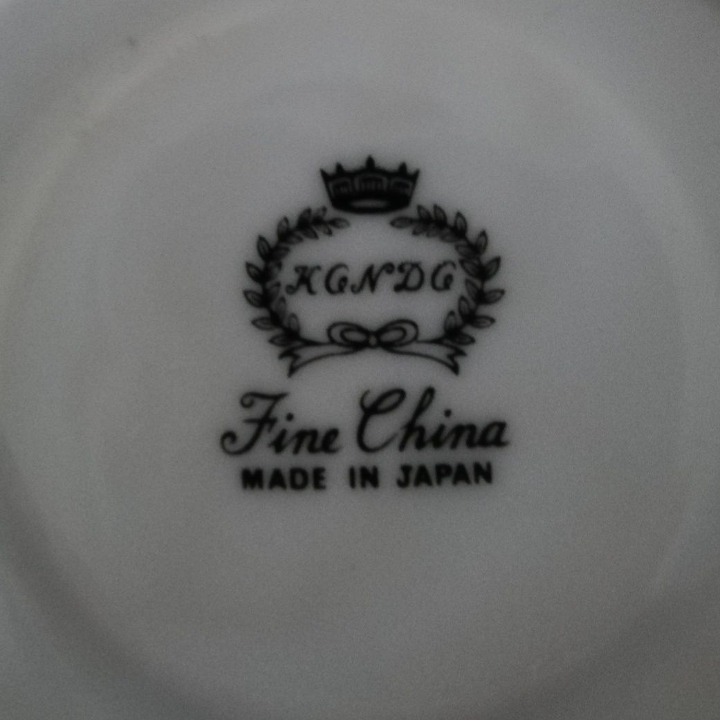 Chávena e pires vintage, KGNDG Fine China