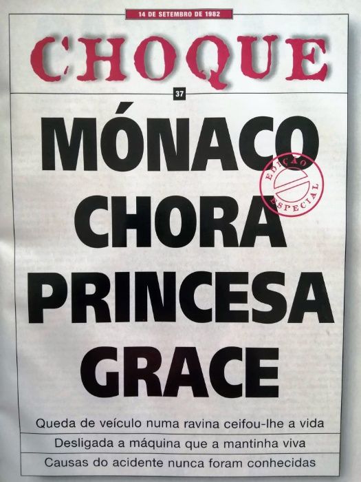 "CHOQUE" Factos que abalaram o mundo