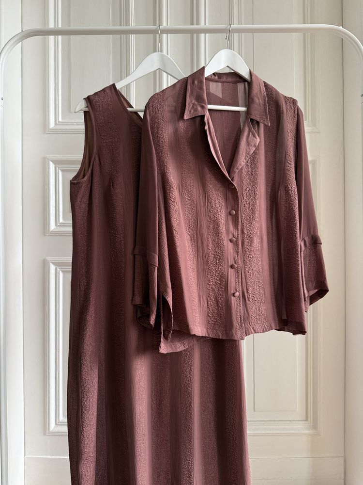 Vintage Fani Silk Set - komplet z jedwabiu