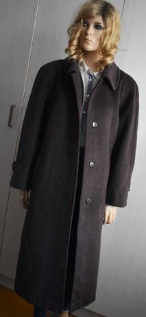 Płaszcz wełniany 5XL 6XL moher zimowy długi ciepły zimę maxi wełna