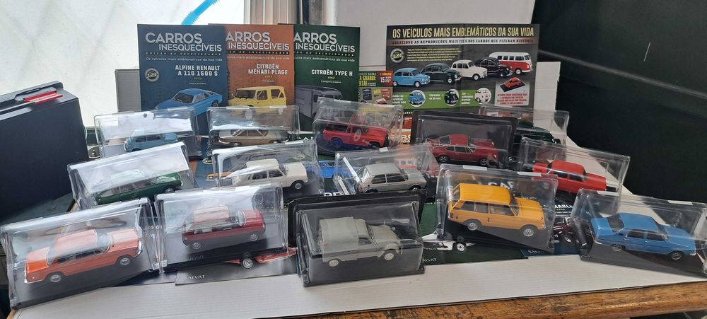 Colecção Carros Inesquecíveis Salvat com 53 unidades -