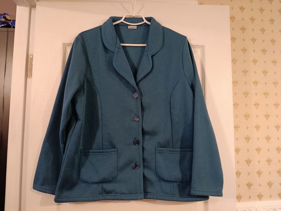 Пиджак на флисе цвет морской волны 52-54 укр.р-р, Damart, Великобритан