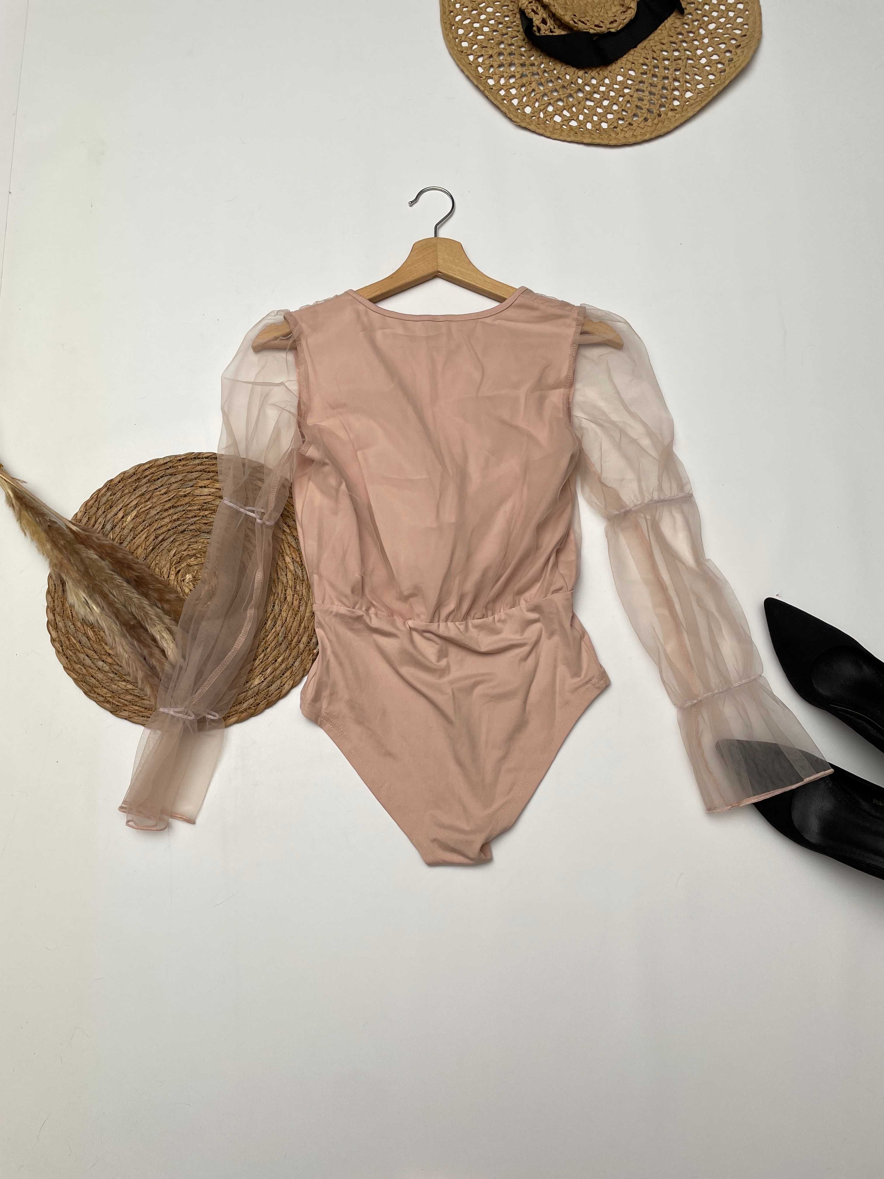 Nowe damskie różowe body Shein XS(34)