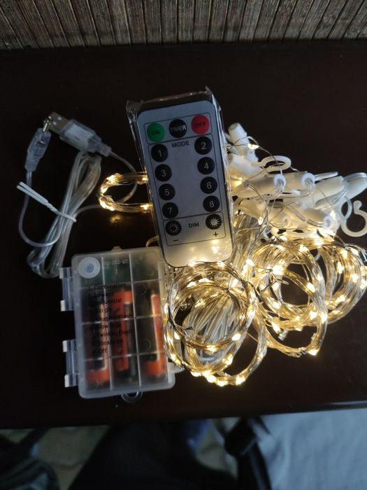 Гірлянда штора 3*2 і на батарейках і usb