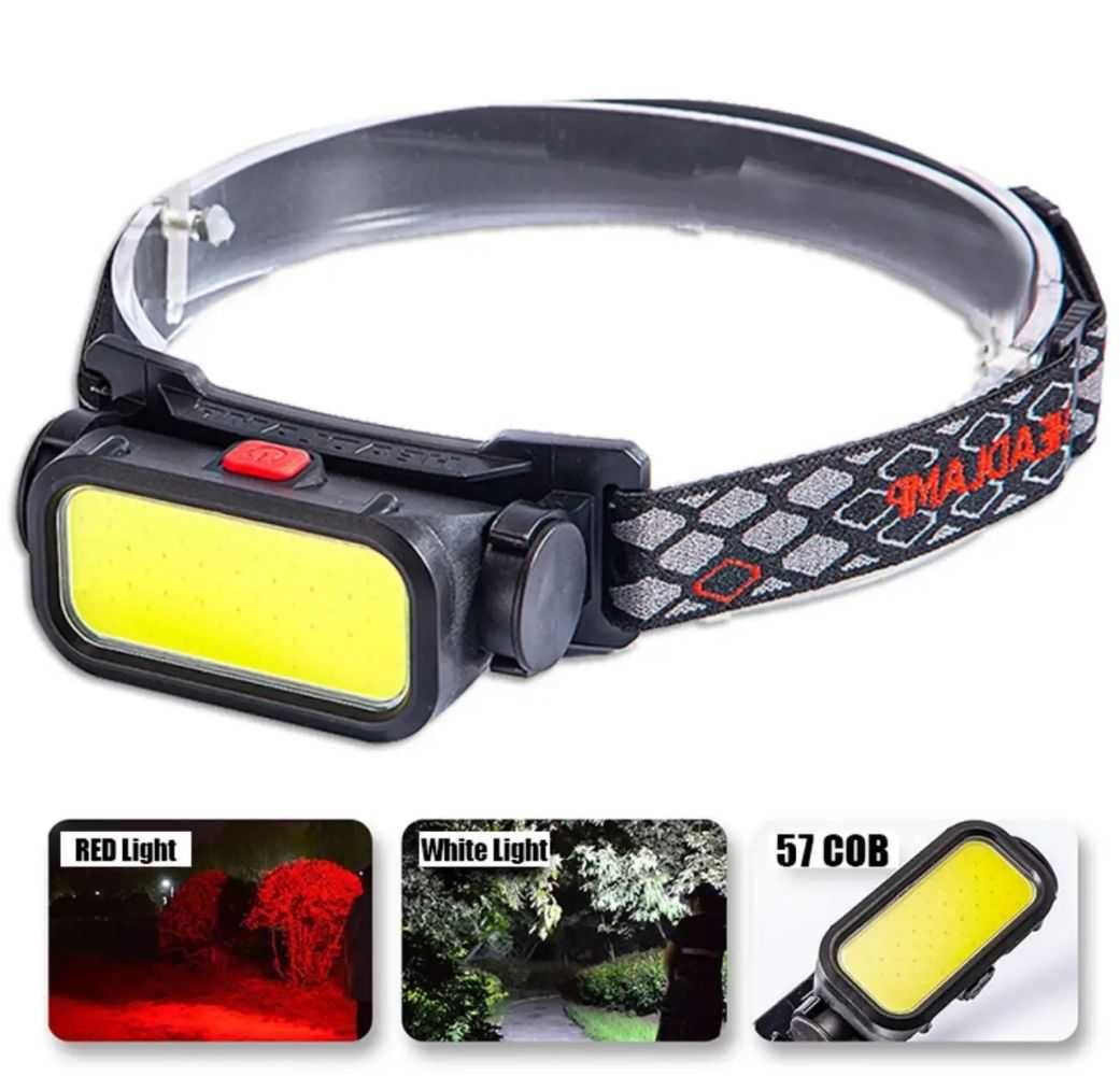 Налобный фонарь с красным светом Bailong Bl-008, headlamp (4 режима)