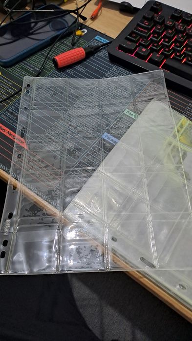 10 micas de armazenamento de moedas